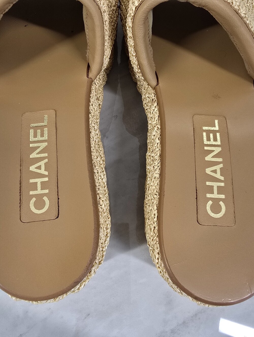 Chanel Raffia Sandals - Picture 5 of 12